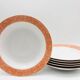 6 Porcelain Deep Plates “Winterling, Roslau - Bavaria”