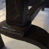 pair of cast iron chenet