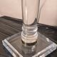 Plexiglass and wood lamp