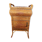 Vintage wicker sewing box