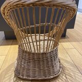 Child rattan armchair