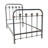 Iron and brass bed