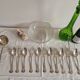 Cutlery set of 13 pieces in silver metal by Christofle