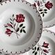 5 floral deep plates