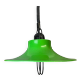 Lampe rétractable verte de style industriel