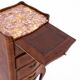 Petite commode ancienne à plateau en marbre, France, vers 1930