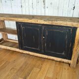 Old restored carpenter's workbench