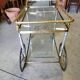 Brass and glass aluminium roller service 1960