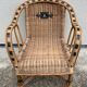 Fauteuil en rotin enfant vintage