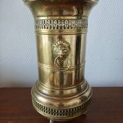 Vintage brass umbrella stand