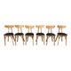 6 chairs model Banane stamped Lutherma 5 chairs model Banane stamped