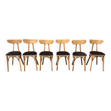 6 chairs model Banane stamped Lutherma 5 chairs model Banane stamped