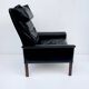 Vintage Retro Danish High Back Armchair Designed by H.Olsen Denmark 1960s