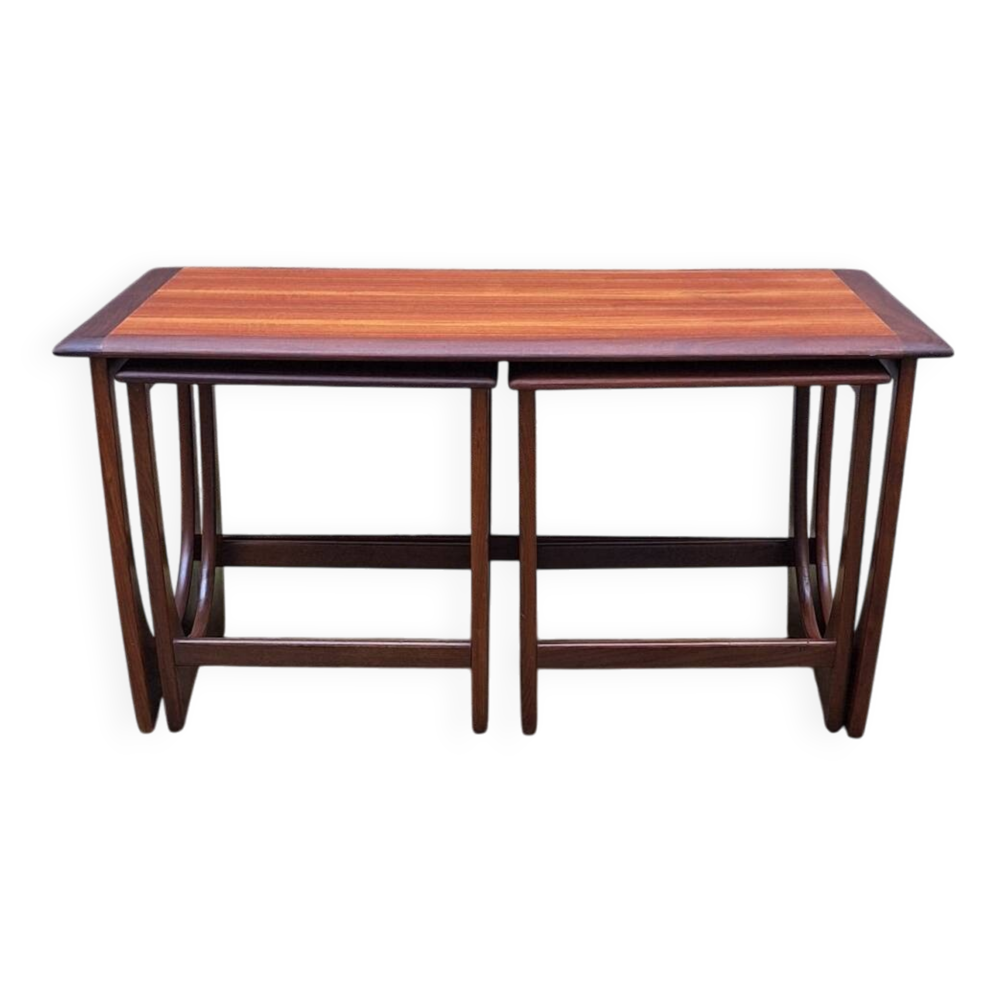 GPlan nesting tables in teak from the 1960s.