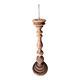 Large hand-patinated wooden candlestick – 100 cm – Unique piece