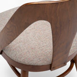 Set of 4 A-1411 FAMEG chairs from the 1950s.