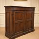 Low plinth buffet – Regency style – Solid oak – Chevron top