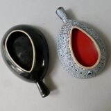 Set of 2 ceramic cups, 50s