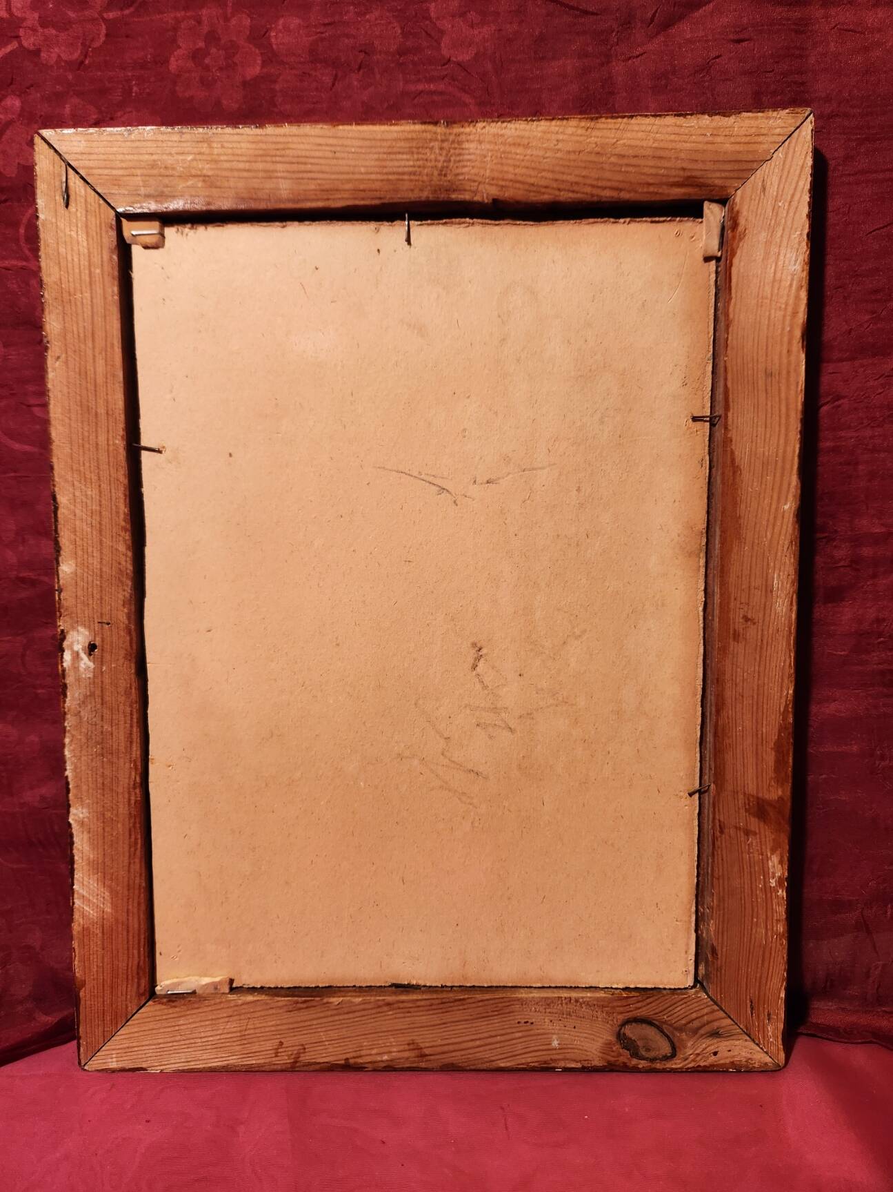 Orientalist portrait oil on cardboard signed Thyra