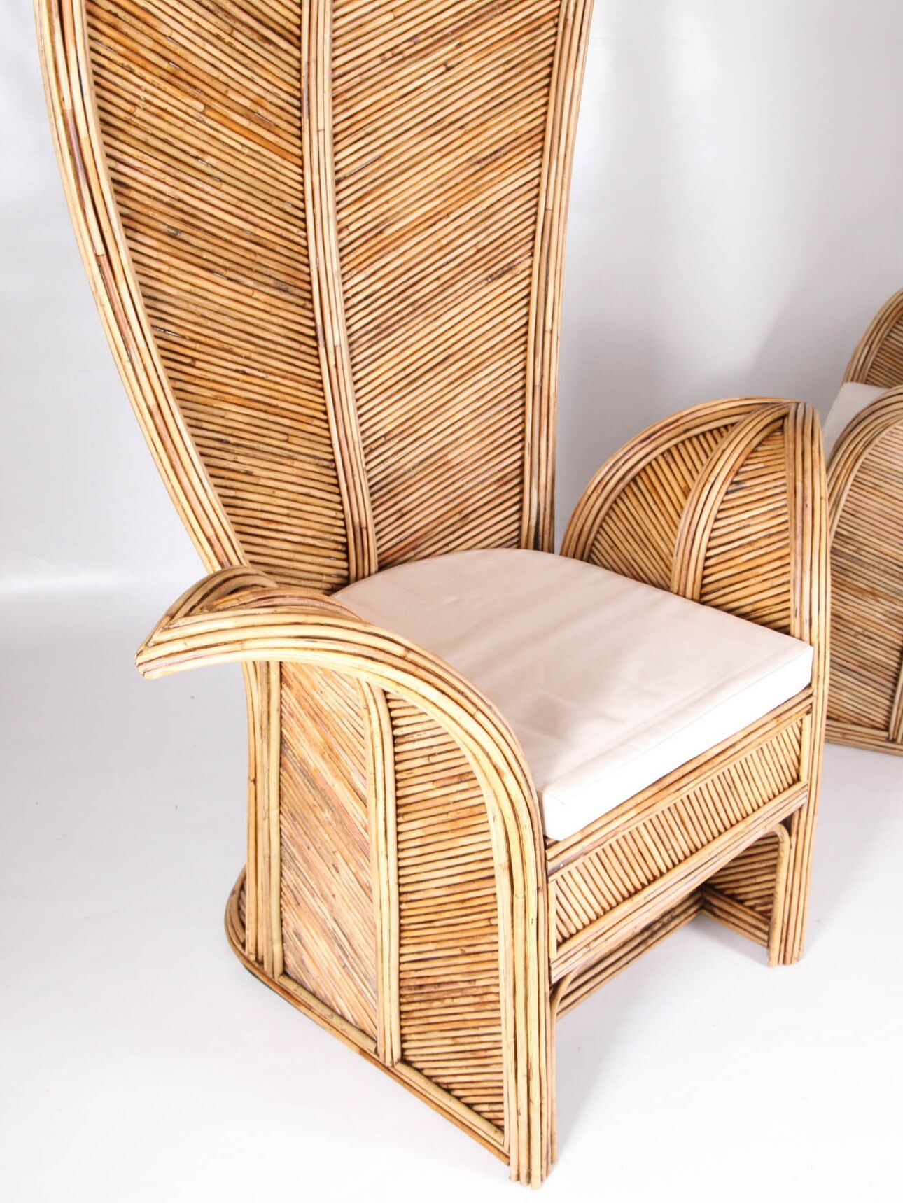 Rattan armchair