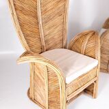 Rattan armchair