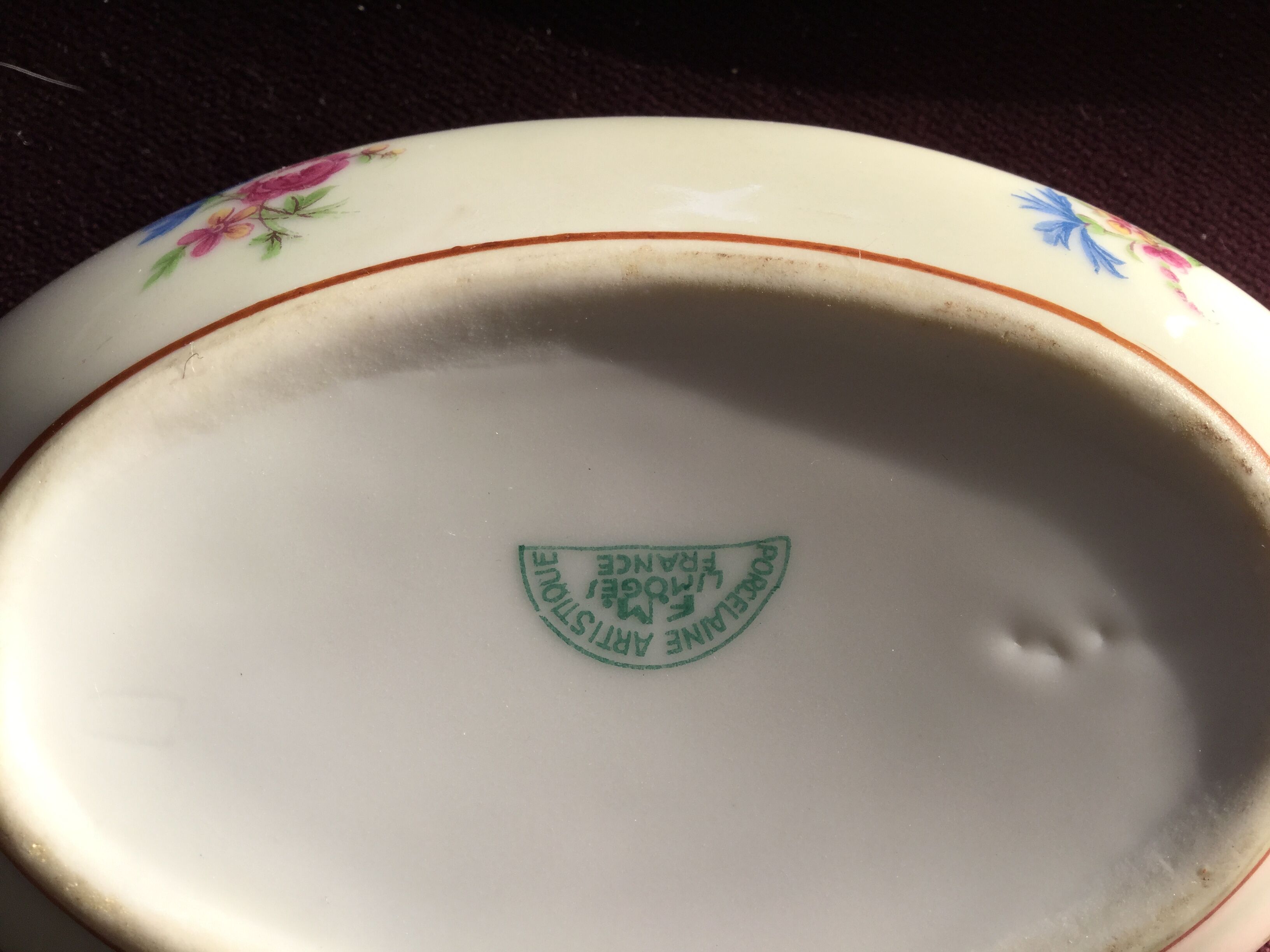 Limoges porcelain candy