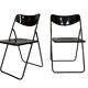 Vintage Ted Folding chairs Niels Gammelgaard for Ikea - Set of four - in Dark Brown