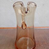 Smoked glass pitcher