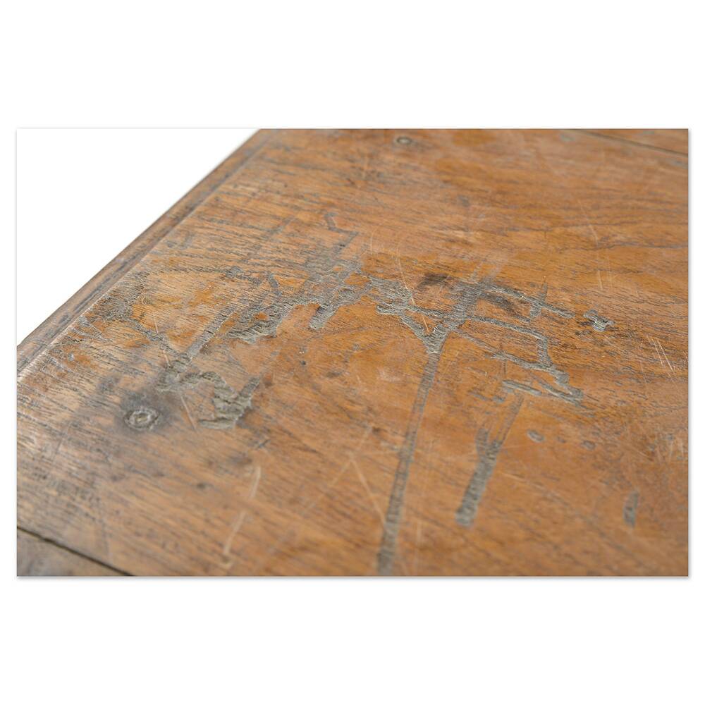Table basse carrée en bois massif (63 x 59 x 59cm)