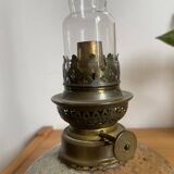 Stoneware oil lamp