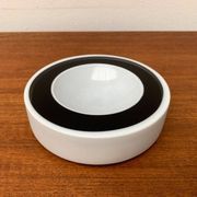 Postmodern glass bowl from mid-century Italy by Alessandro Pianon for Vistosi, 1960s.
