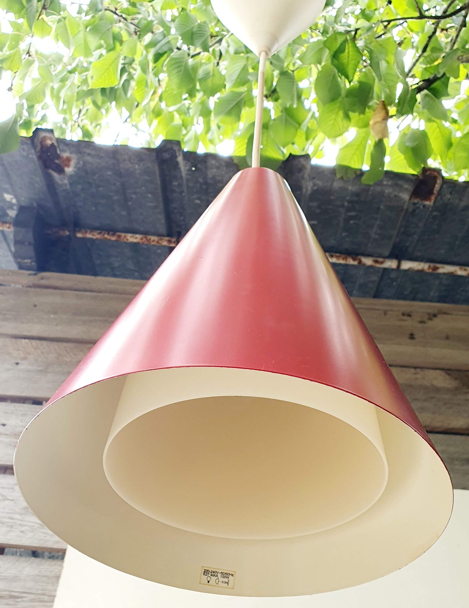 Suspension vintage design 60/70
