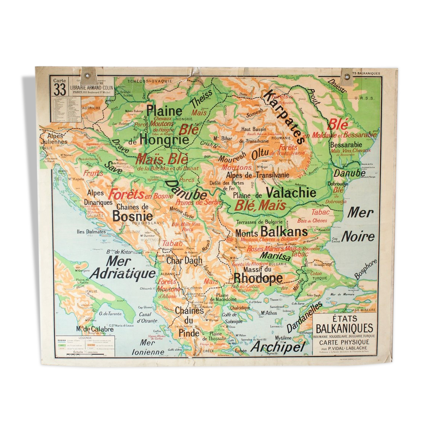 French school of the 1960s map