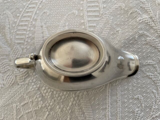 Silver metal sausage maker Detjen, 30s