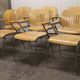 Lot of 6 "Golf" model chairs designed by Francesco Zaccone for the Brunner brand