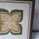 Vintage wooden and earthenware musical trivet (La vie en rose)