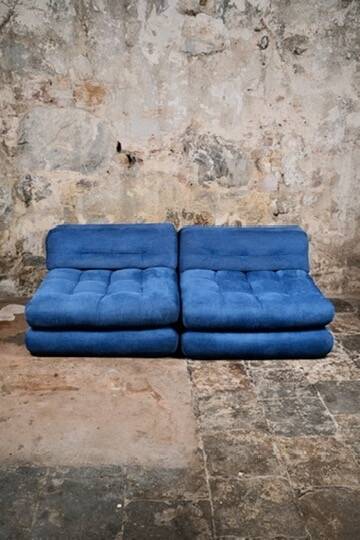 First edition Mah Jong sofa, by Hans Hopfer for Roche Bobois, 1970s