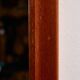 Teak framed mirror