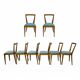 Eight Dining Chairs PONTI 940 by Gio Ponti for BBB Italia