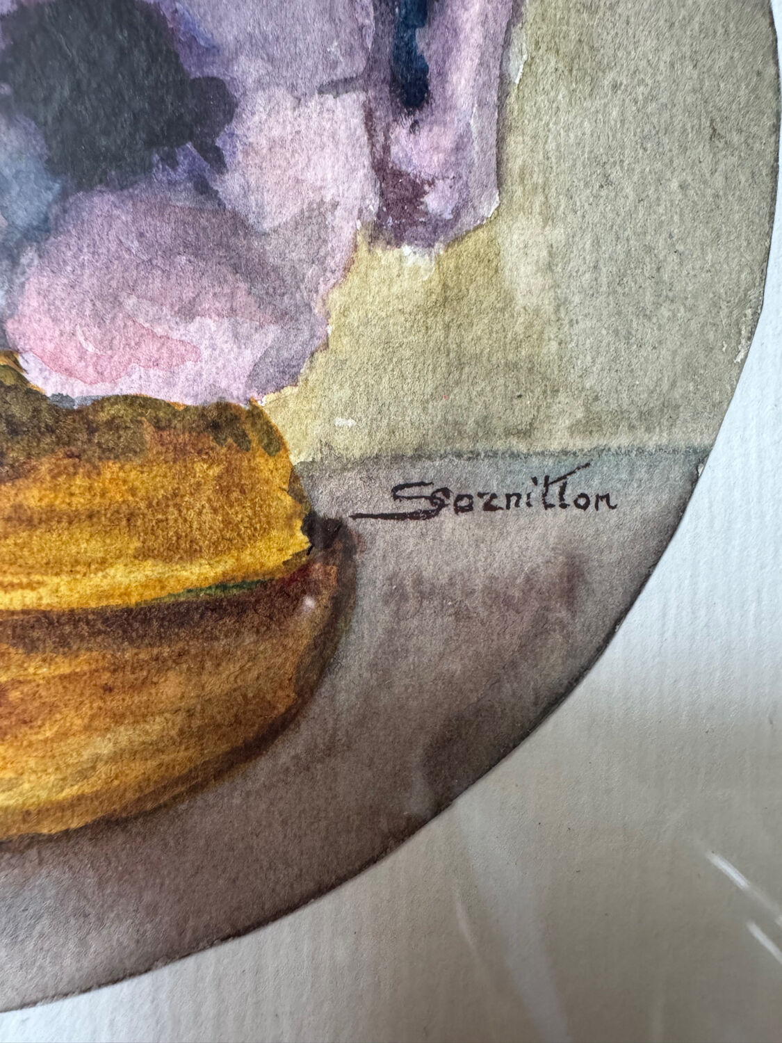 Still life with Nasturtiums signed Cornillon 20th century