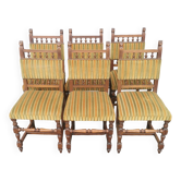 6 chaises style Henri II