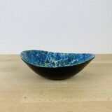 Vintage blue ceramic cup