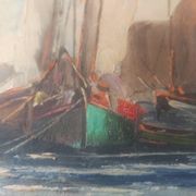Tableau marine vers 1940 par Claude Marcy