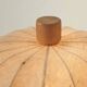 Lampe de table en bois et textile de Suède