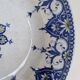Assiette en faïence de Sarreguemines décor Rouen XIX ème