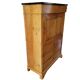 Old solid wood and black marble secretary