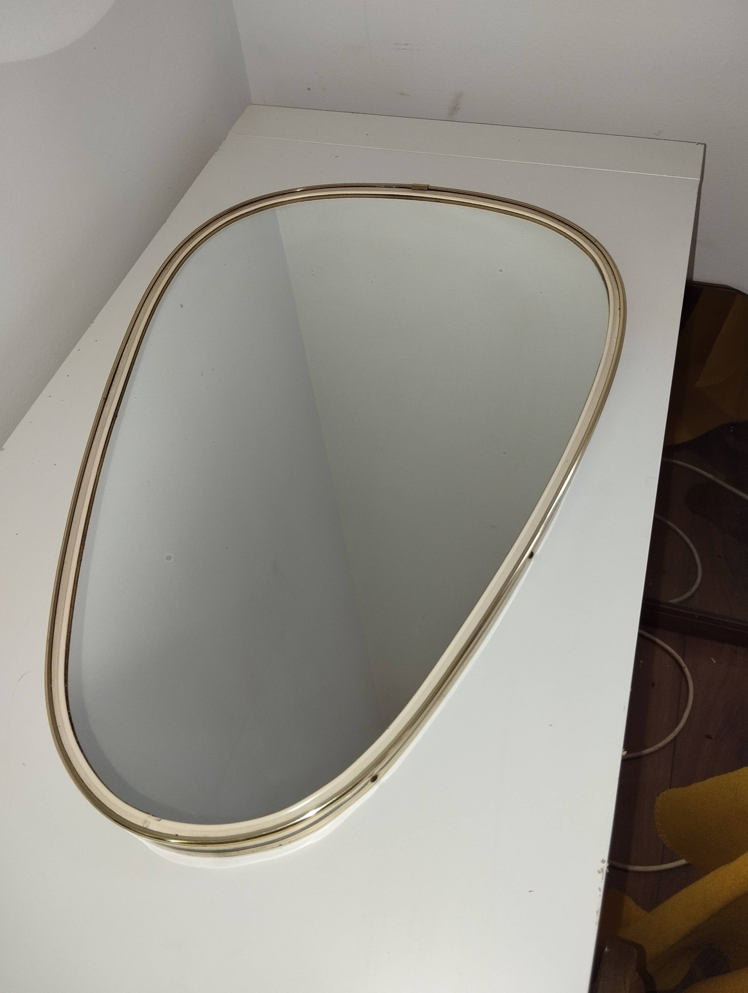 Miroir ovale vintage