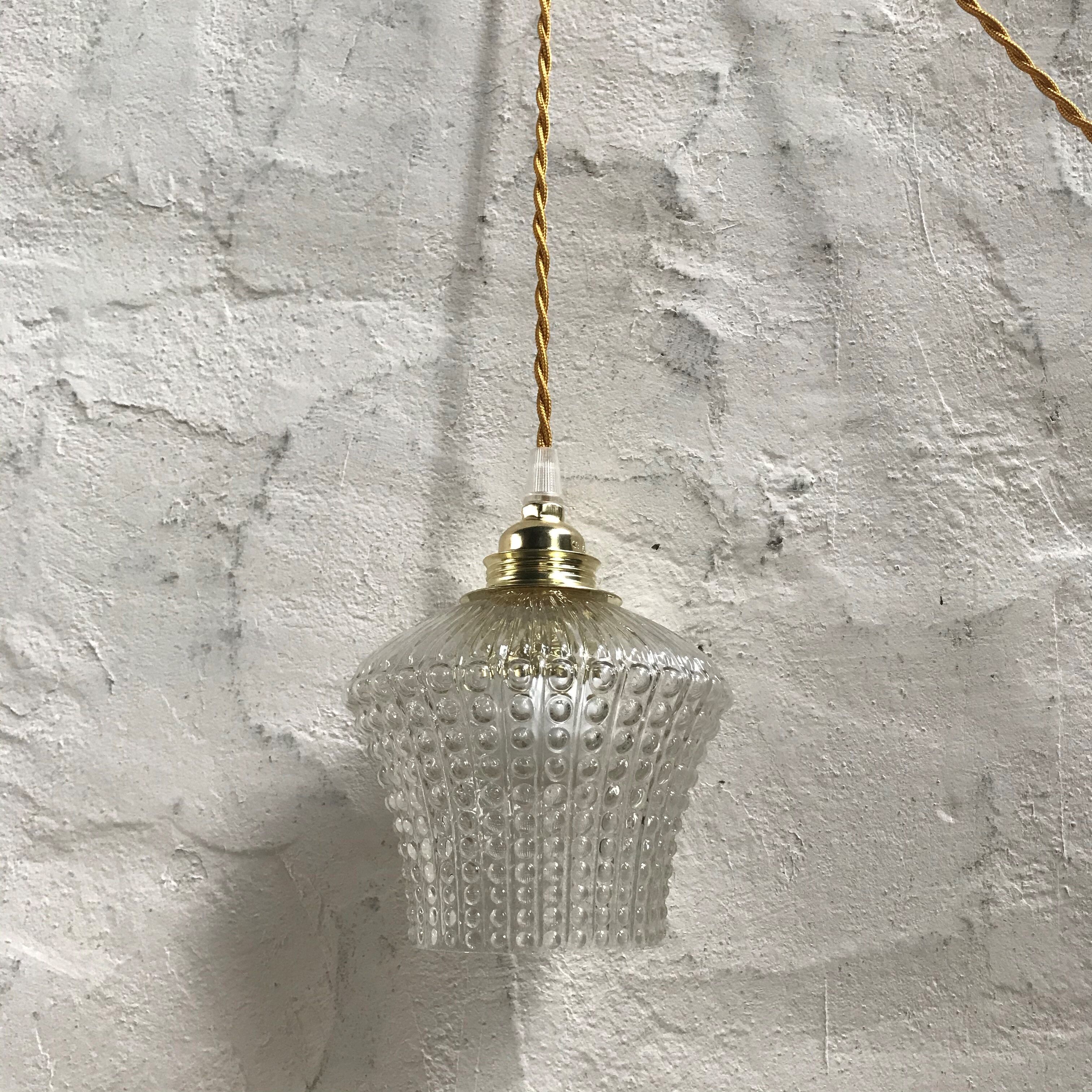 Baladeuse en verre vintage