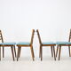 Set of four dining chairs, 1960´s.