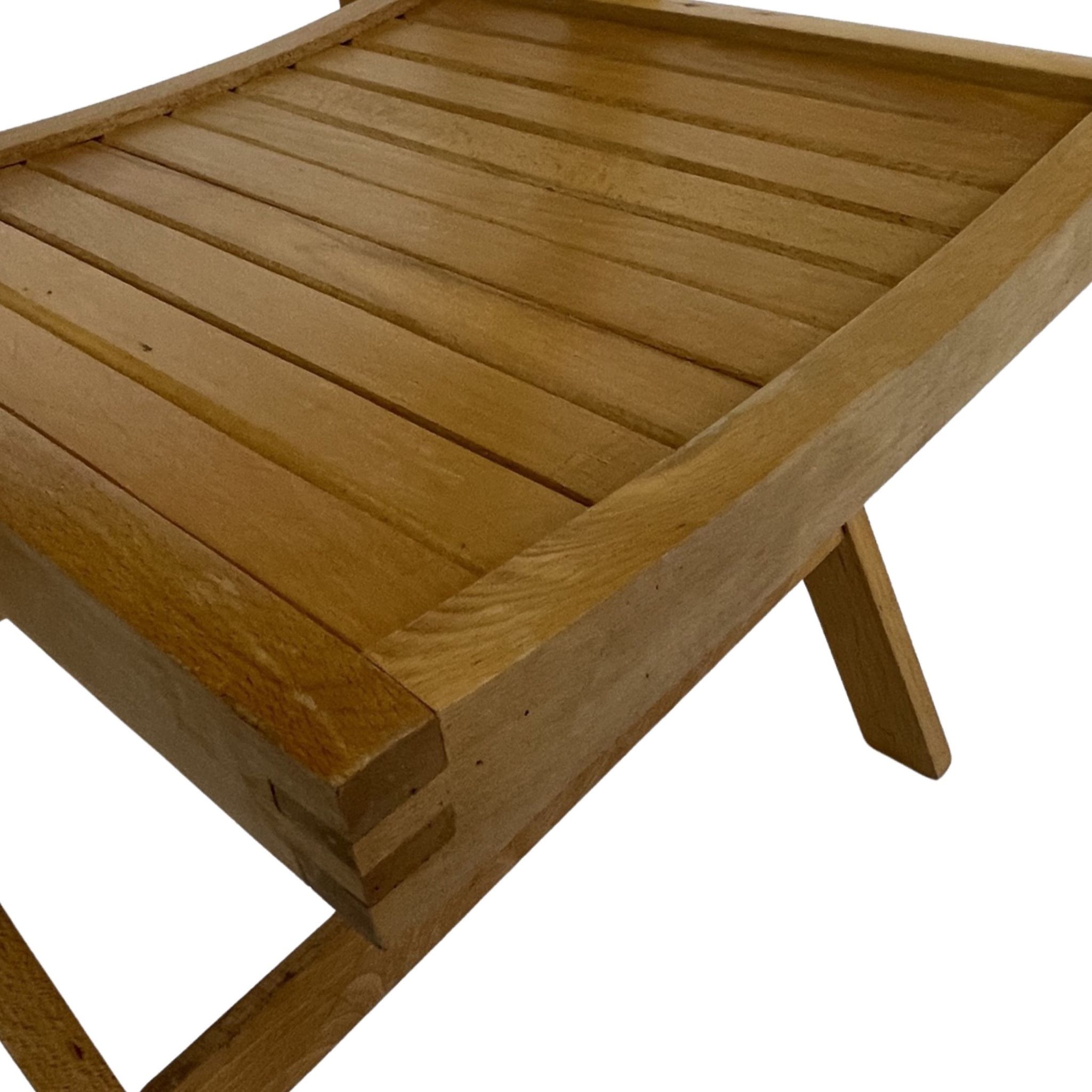 Set of four vintage wooden folding chair minimalism design 60s